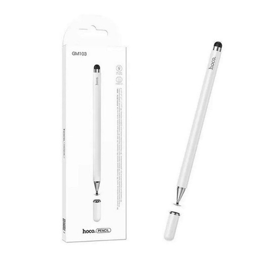 Hoco Fluent Series Universal Capactive Pen GM103 for Phones and Tablets White